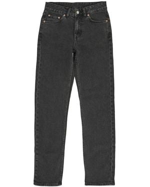 Dr. Denim Jeans Straw Mid Slim - Grau