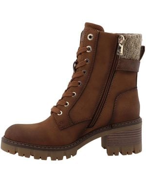 Tom Tailor Schnürstiefelette - Braun