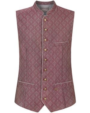Stockerpoint Trachtenweste Morris - Lila