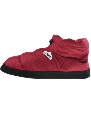 Nuvola Hausschuh Boot Home Marbled - Rot