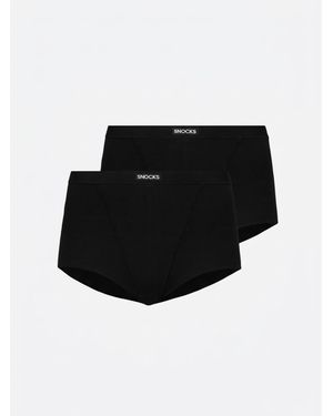 Snocks 2Er Pack Panty - Schwarz