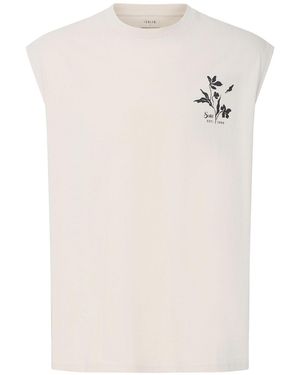 Solid Tanktop Sdamon Mit Backprint - Weiß