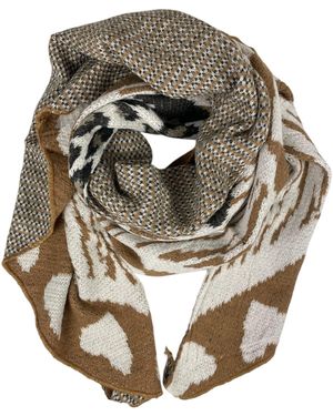 Kumixi Schal Leopard - Grau