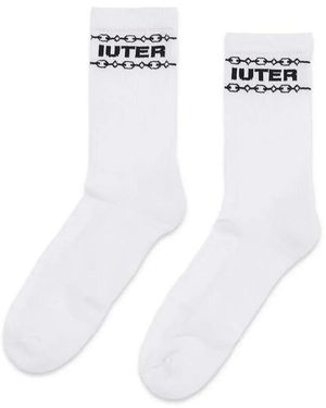 Iuter Socken Chain Socks - Weiß