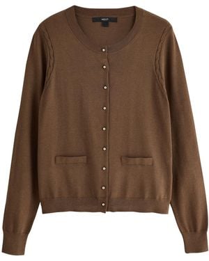 Next Strickjacke - Braun