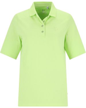 Hajo Shirt Poloshirt Piqu Stay Fresh - Grün