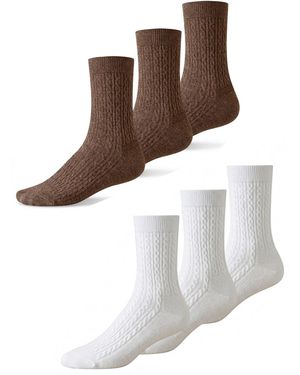 Millo Socken Cosy Twist Mix - Weiß