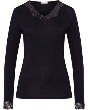 Hanro Shirt Dana - Blau