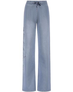 Ed Hardy Hose Watchingfly - Blau
