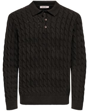 Only & Sons Pullover Kicker - Schwarz
