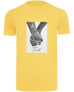 MT Men T-Shirt Trust 2.0 - Gelb