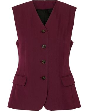 SELECTED Anzugweste Slffedora - Lila