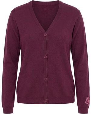 Ulla Popken Strickjacke - Lila