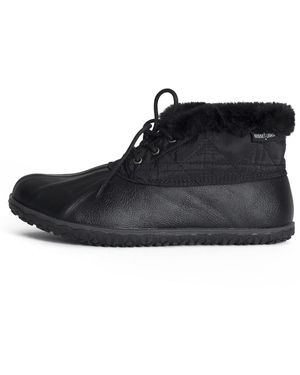 Minnetonka Schnürstiefelette Tega - Schwarz