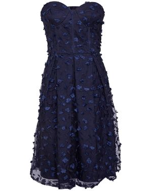 Chi Chi London Kleid 'Bestickt' - Blau