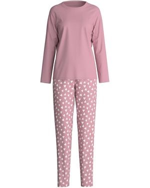 CALIDA Pyjama Cotton Stripes - Pink