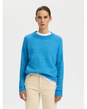 SELECTED Pullover - Blau
