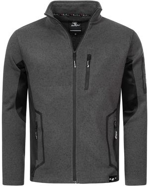 Rock Creek Fleecejacke - Grau