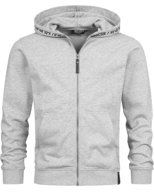 INDICODE Sweatjacke Mobil - Grau