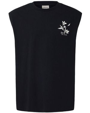 Solid Tanktop Sdamon Mit Backprint - Schwarz