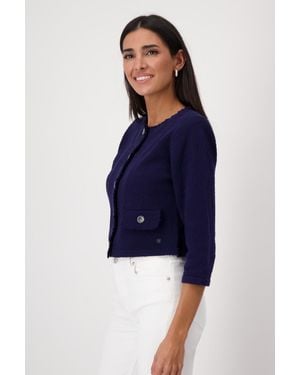 Monari Strickjacke - Blau
