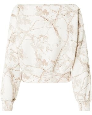 Abercrombie & Fitch Sweatshirt Sunday - Weiß