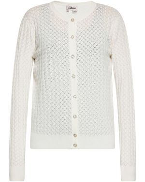 SIDONA Strickjacke - Weiß