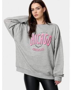 Worldclassca Oversizepullover Chicago - Grau