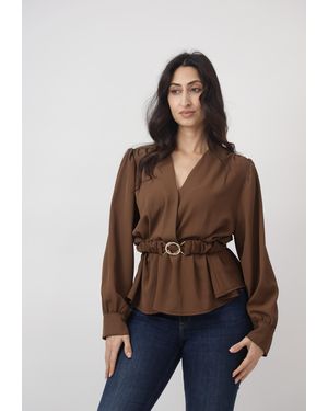 Elara Bluse - Braun