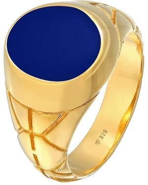 Kuzzoi Ring enamel - Blau