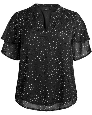 Zizzi Bluse Doru - Schwarz
