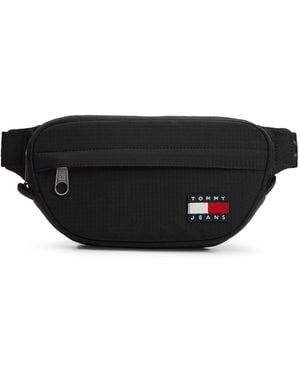 Tommy Hilfiger Essential Ripstop-Gürteltasche Mit Logo - Schwarz
