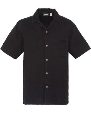 Schott Nyc Shirt - Schwarz
