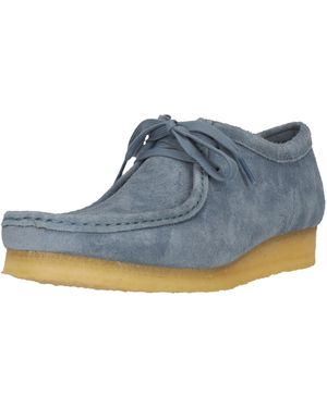 Clarks Schnürschuhe Wallabee - Blau