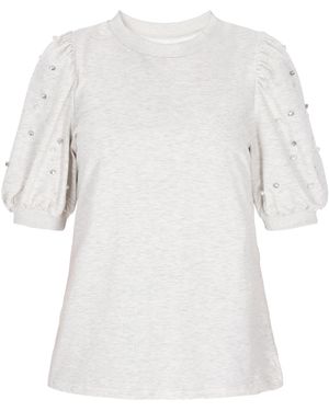 NALLY Sweatshirt Fashion Look - Weiß