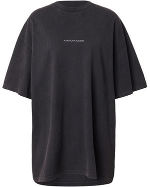 Karo Kauer T-Shirt - Schwarz