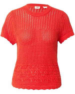 Levi's Levis Isabelle Crochet Sweater - Rot