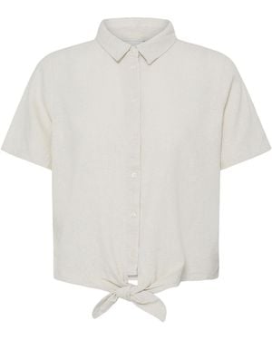 Ichi Bluse Linno - Weiß