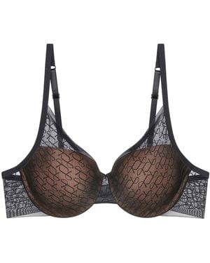 Triumph Bügel-Bh Label Signature Sheer - Braun