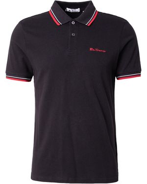 Ben Sherman T-Shirt (1-tlg) - Schwarz