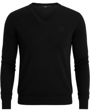 Ombre Pullover - Schwarz