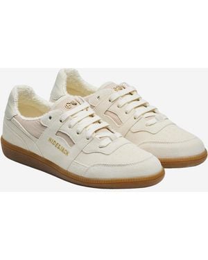 HIDE & JACK Sportlicher Schnürschuh Shaggy Mocha - Weiß