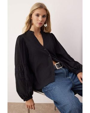 Trendyol Bluse - Blau