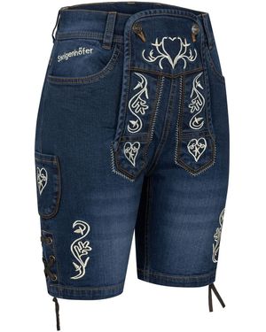 Steigenhöfer Trachtenhose Lisa Trachtenjeans - Blau