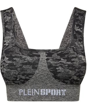 Philipp Plein Sport Bh Logo - Grau