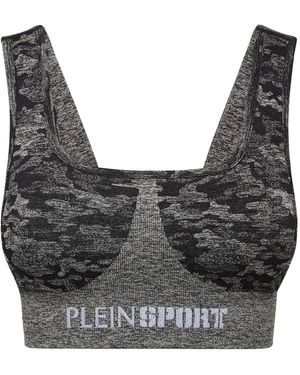 Philipp Plein Sport Bh Logo - Grau
