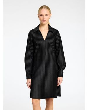 SELECTED Blusenkleid - Schwarz
