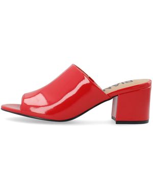Bianco Pantolette 'Cate' - Rot