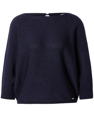 MORE&MORE Pullover Dolman - Blau
