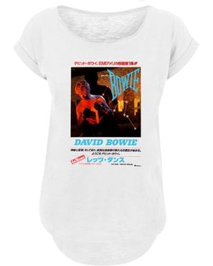 F4NT4STIC Shirt David Bowie Asian Poster - Weiß